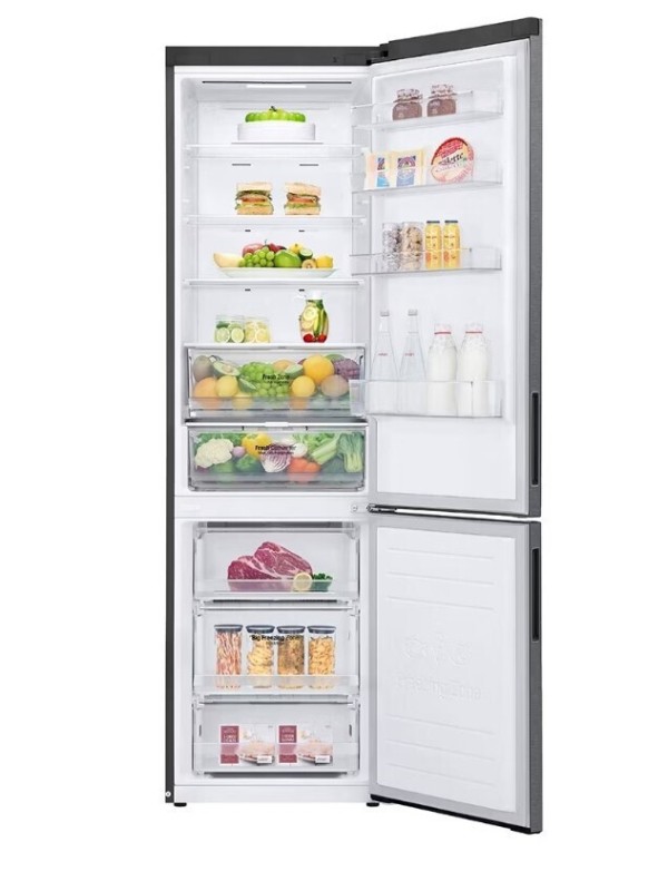 LG Ψυγειοκαταψύκτης GBP 62DSXCC1 384lt Total NoFrost Υ203xΠ59.5xΒ67.5εκ. Γκρι LG Ψυγειοκαταψύκτης GBP 62DSXCC1 384lt Total NoFrost Υ203xΠ59.5xΒ67.5εκ. Γκρι