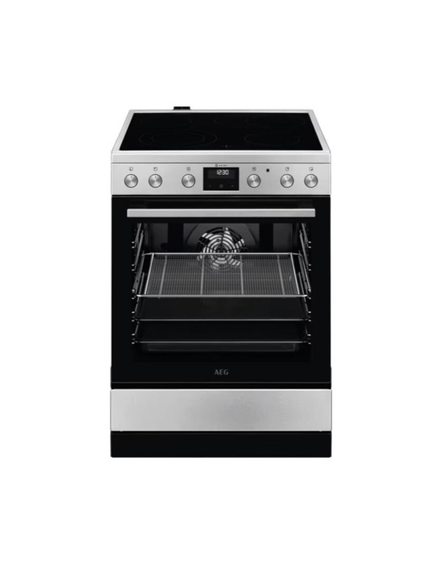 AEG CCB6446CBM Κουζίνα 73lt με Κεραμικές Εστίες Π59.6εκ. Inox AEG CCB6446CBM Κουζίνα 73lt με Κεραμικές Εστίες Π59.6εκ. Inox