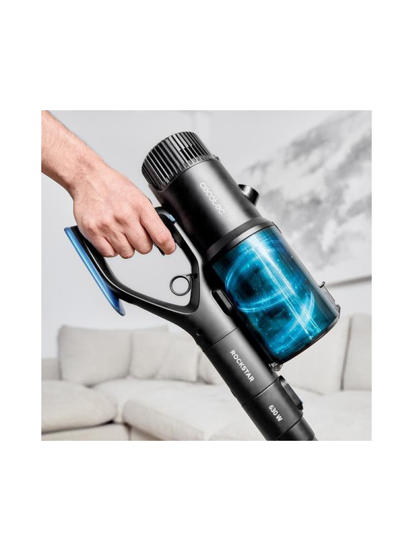 Cecotec Conga RockStar 6500 Επαναφορτιζόμενη Σκούπα 2 σε 1 Stick & Χειρός Μαύρη