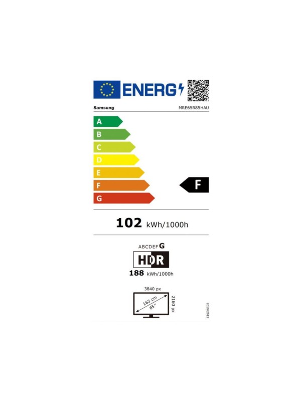 Samsung Smart Τηλεόραση 65" 4K UHD LED R85H HDR (2026) MRE65R85HAUXXH 