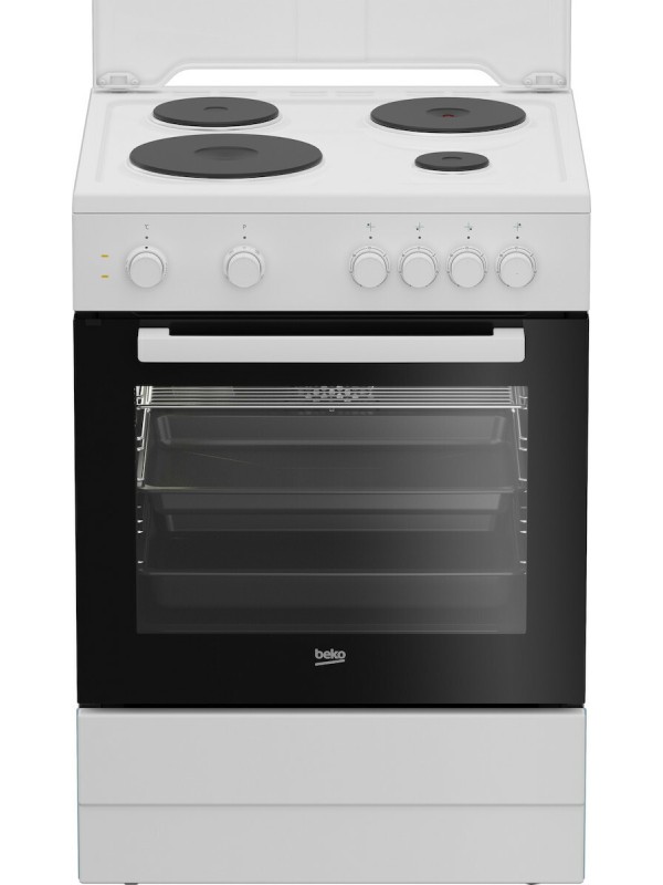 Beko FSM66001GWS Κουζίνα 72lt με Εμαγιέ Εστίες Π60εκ. Λευκή Beko FSM66001GWS Κουζίνα 72lt με Εμαγιέ Εστίες Π60εκ. Λευκή