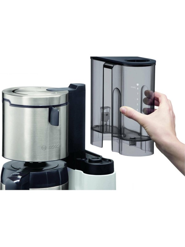 Bosch TKA 8 A 681 Προγραμματιζόμενη Καφετιέρα Φίλτρου 1100W Inox/White Bosch TKA 8 A 681 Προγραμματιζόμενη Καφετιέρα Φίλτρου 1100W Inox/White