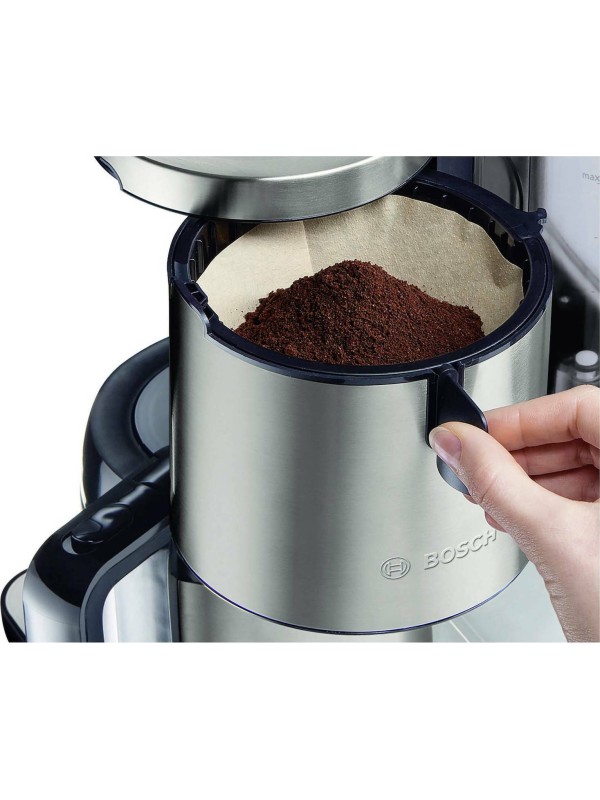 Bosch TKA 8 A 681 Προγραμματιζόμενη Καφετιέρα Φίλτρου 1100W Inox/White Bosch TKA 8 A 681 Προγραμματιζόμενη Καφετιέρα Φίλτρου 1100W Inox/White