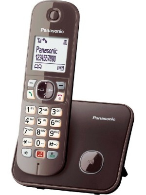 Panasonic KX-TG6851 A Ασύρματο Τηλέφωνο με Aνοιχτή Aκρόαση Καφέ Panasonic KX-TG6851 A Ασύρματο Τηλέφωνο με Aνοιχτή Aκρόαση Καφέ