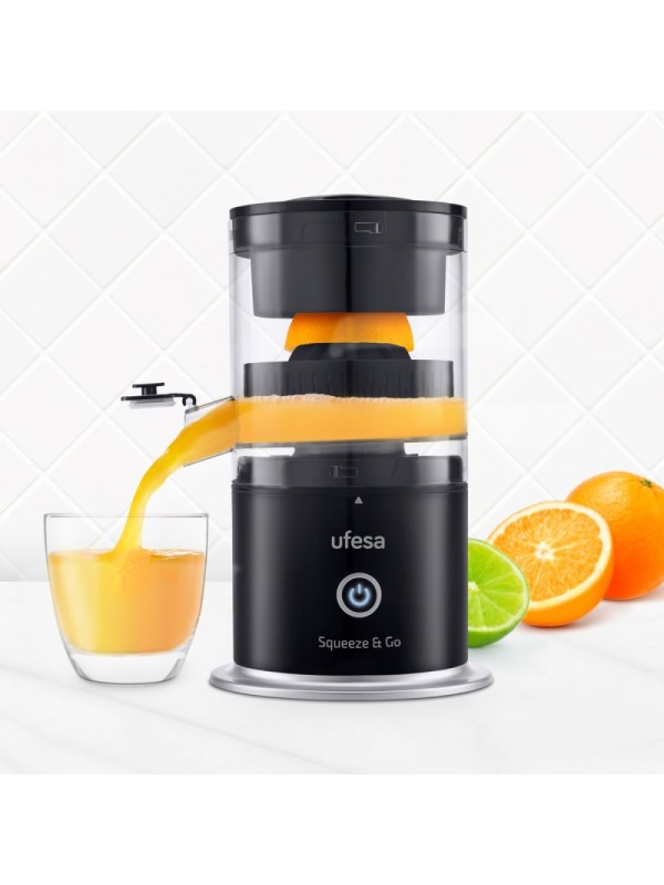 ΛΕΜΟΝΟΣΤΙΦΤΗΣ UFESA SQEEZE & GO BLACK JUICE MAKER ΛΕΜΟΝΟΣΤΙΦΤΗΣ UFESA SQEEZE & GO BLACK JUICE MAKER