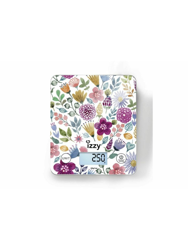 Izzy Floral IZ-7007 Ψηφιακή Ζυγαριά Κουζίνας 1gr/10kg Πολύχρωμη Izzy Floral IZ-7007 Ψηφιακή Ζυγαριά Κουζίνας 1gr/10kg Πολύχρωμη