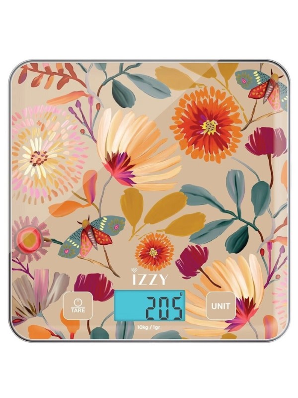 Izzy IZ-7015 Ψηφιακή Ζυγαριά Κουζίνας με Κάδο 1gr/10kg