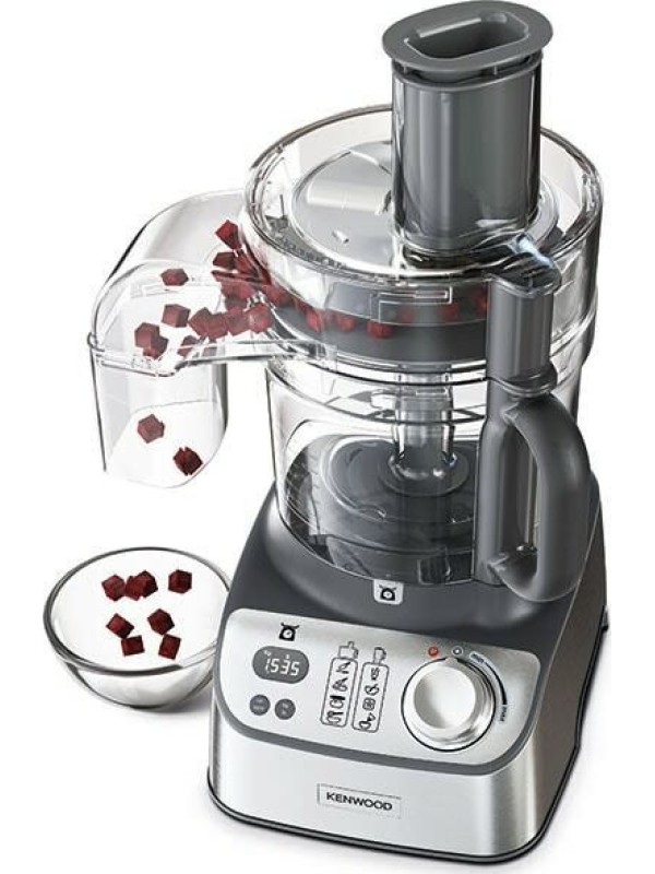 Kenwood Πολυμίξερ FDM 71.960 SS 1000W με Κάδο 3lt και Κανάτα Μπλέντερ Ασημί