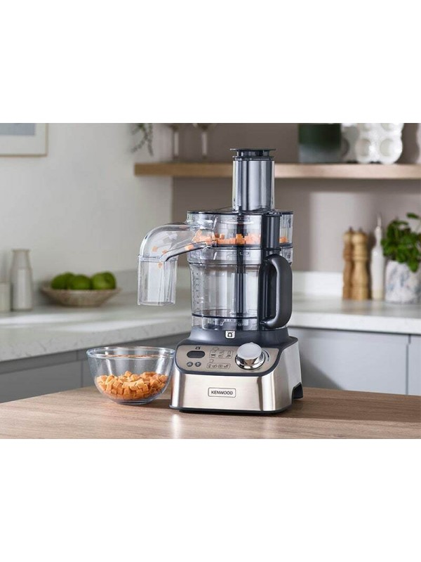 Kenwood Πολυμίξερ FDM 71.960 SS 1000W με Κάδο 3lt και Κανάτα Μπλέντερ Ασημί
