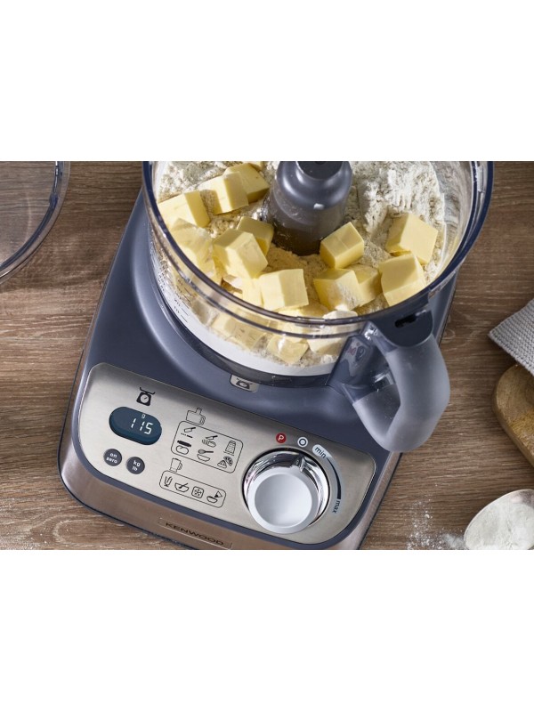 Kenwood Πολυμίξερ FDM 71.960 SS 1000W με Κάδο 3lt και Κανάτα Μπλέντερ Ασημί
