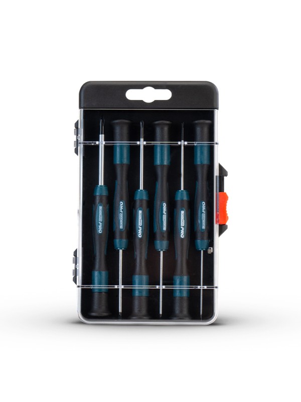 Bormann Pro Σετ 6 Κατσαβίδια Ακριβείας με 6 Εναλλασσόμενες Μύτες BHT7106