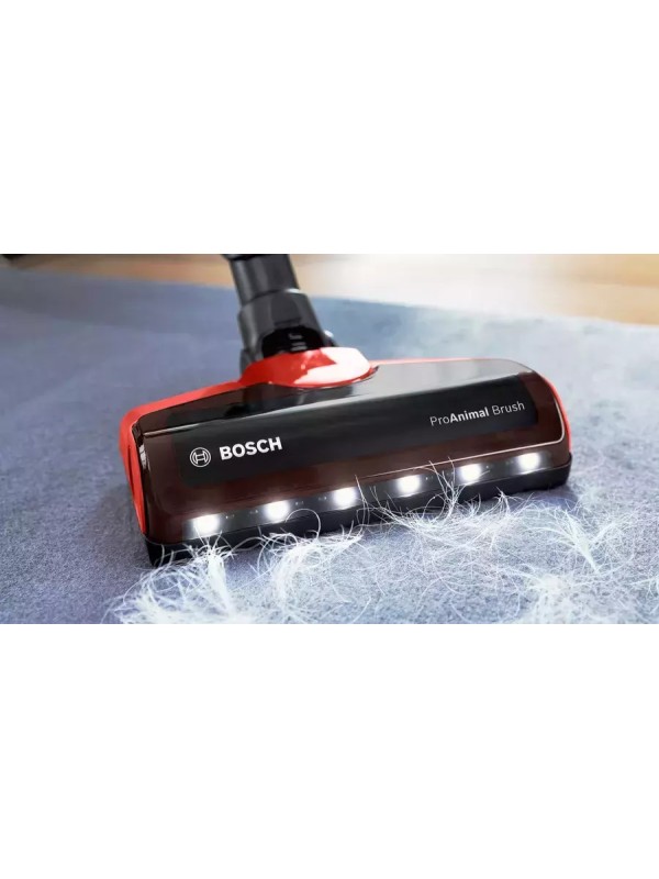 Bosch Unlimited 7 ProAnimal BBS711ANM Επαναφορτιζόμενη Σκούπα Stick 18V Red 