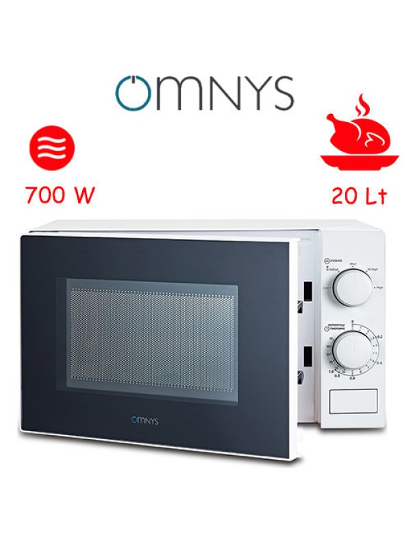 Omnys Φούρνος Μικροκυμάτων 20lt Λευκός MWN-00 72021 Omnys Φούρνος Μικροκυμάτων 20lt Λευκός MWN-00 72021
