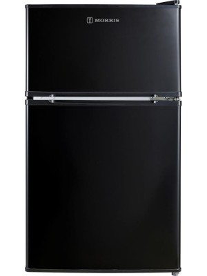 Morris Ψυγείο Δίπορτο 87lt Υ83.7xΠ47xΒ49.2εκ. Μαύρο B72088ETD 
