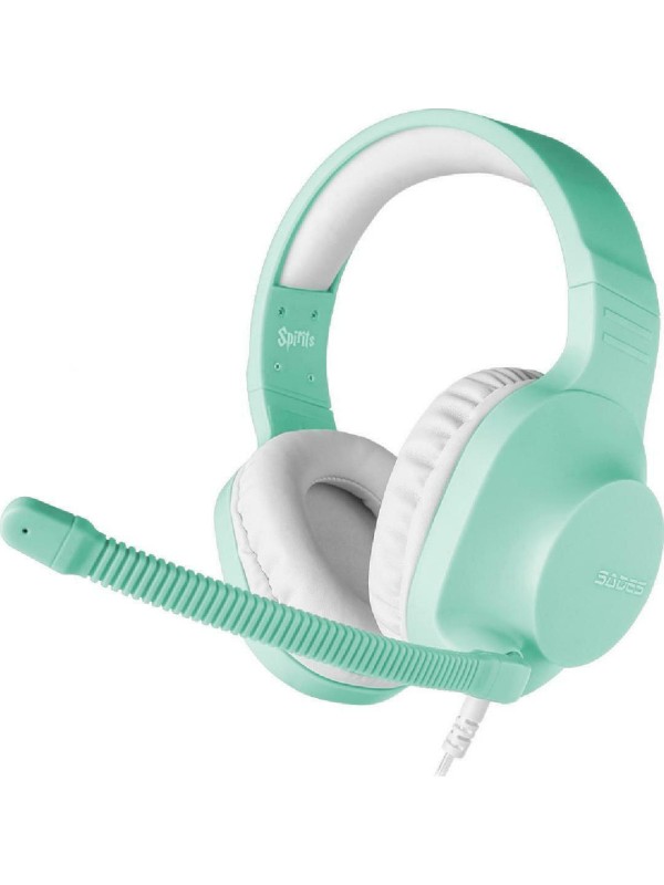 Sades Spirits Over Ear Gaming Headset με σύνδεση 2x3.5mm Cyan Sades Spirits Over Ear Gaming Headset με σύνδεση 2x3.5mm Cyan