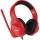Sades Spirits Over Ear Gaming Headset με σύνδεση 2x3.5mm Κόκκινο Sades Spirits Over Ear Gaming Headset με σύνδεση 2x3.5mm Κόκκινο