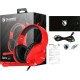 Sades Spirits Over Ear Gaming Headset με σύνδεση 2x3.5mm Κόκκινο Sades Spirits Over Ear Gaming Headset με σύνδεση 2x3.5mm Κόκκινο