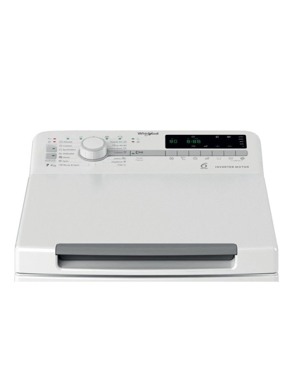 Whirlpool Πλυντήριο Ρούχων 7kg 1200 Στροφών 6th Sense TDLR7250SS
