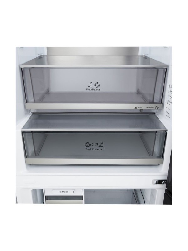 ΨΥΓ/ΚΑΤ LG GBBW 726 CMB.AMBQEUR 2D BOTTOM FREEZER INOX 2.03*69.7*70.4