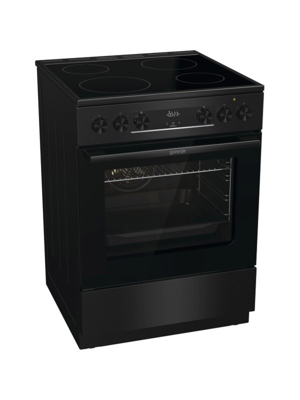 Gorenje Κουζίνα 71lt με Κεραμικές Εστίες Π60εκ. Μαύρη GEC6C40BG 745691 Gorenje Κουζίνα 71lt με Κεραμικές Εστίες Π60εκ. Μαύρη GEC6C40BG 745691