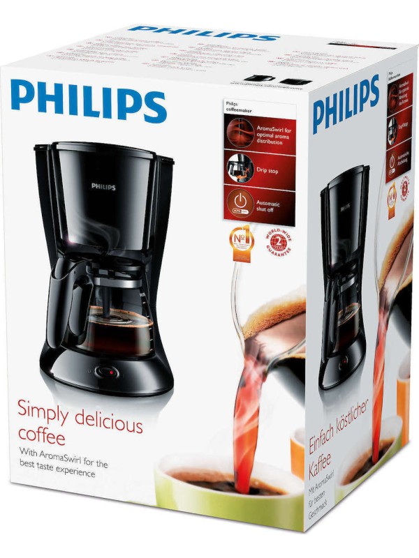 Philips HD7461 Καφετιέρα Φίλτρου 1000W Black