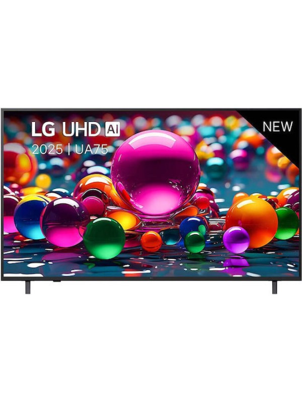 LG Smart Τηλεόραση 75" 4K UHD LED AI UA75 HDR (2025) 75UA75006LA LG Smart Τηλεόραση 75" 4K UHD LED AI UA75 HDR (2025) 75UA75006LA