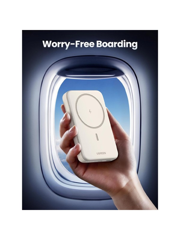 Ugreen PB760 MagSafe Power Bank 10000mAh 20W με Θύρα USB-C Λευκό Ugreen PB760 MagSafe Power Bank 10000mAh 20W με Θύρα USB-C Λευκό