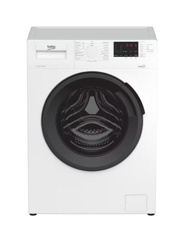 Beko Πλυντήριο Ρούχων 7kg 1200 Στροφών WUE76120PAR Beko Πλυντήριο Ρούχων 7kg 1200 Στροφών WUE76120PAR