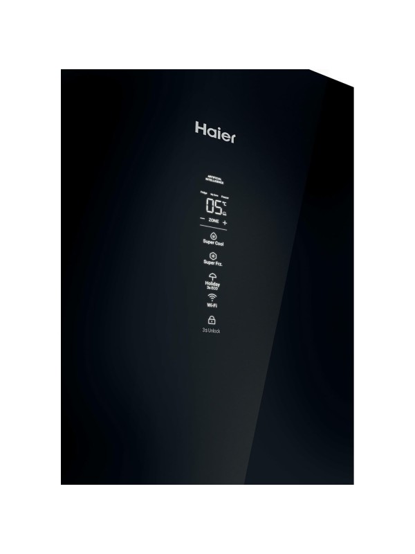 Haier HTW7620DNGB Ψυγειοκαταψύκτης Μαύρο Haier HTW7620DNGB Ψυγειοκαταψύκτης Μαύρο