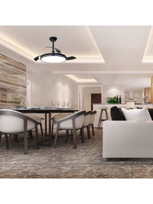 Primo PRCF-80681 Ανεμιστήρας Οροφής 106cm 35W με Φως & Τηλεχειριστήριο Μαύρος Primo PRCF-80681 Ανεμιστήρας Οροφής 106cm 35W με Φως & Τηλεχειριστήριο Μαύρος