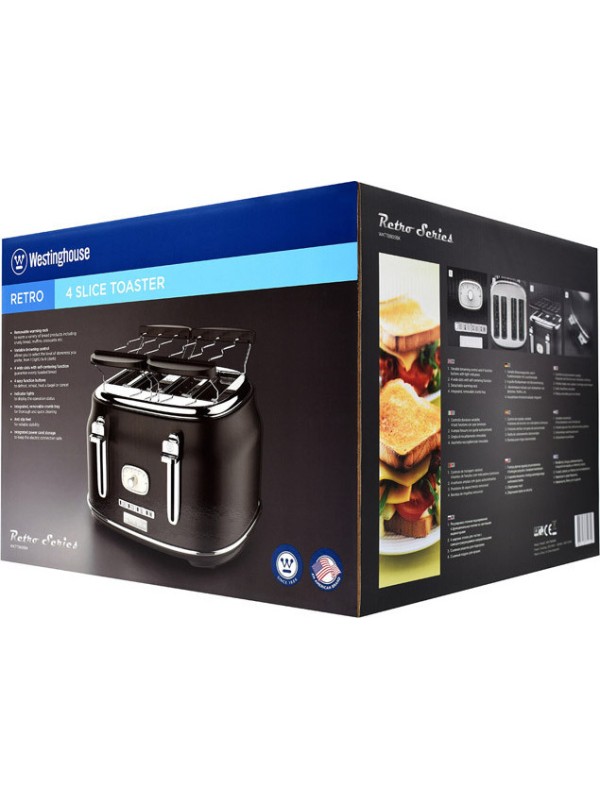 Westinghouse Φρυγανιέρα 4 Θέσεων 1750W Μαύρη