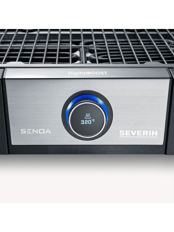 Severin 8114  Επιτραπέζια Ηλεκτρική Ψησταριά Σχάρας 3000W με Ρυθμιζόμενο Θερμοστάστη 41.5x24εκ.