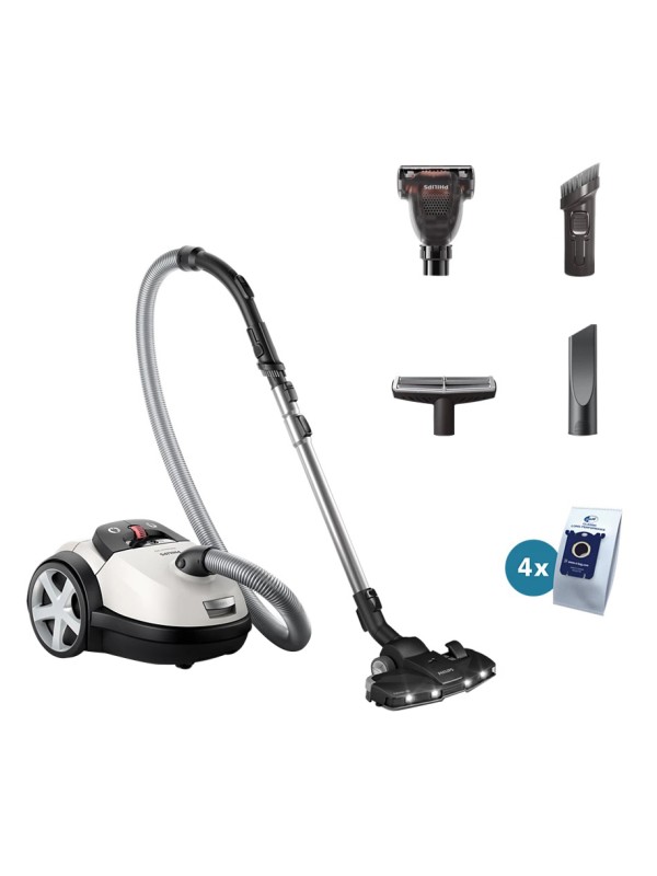 Philips Performer XD 8142/12 Ηλεκτρική Σκούπα 900W με Σακούλα 4lt Λευκή Philips Performer XD 8142/12 Ηλεκτρική Σκούπα 900W με Σακούλα 4lt Λευκή