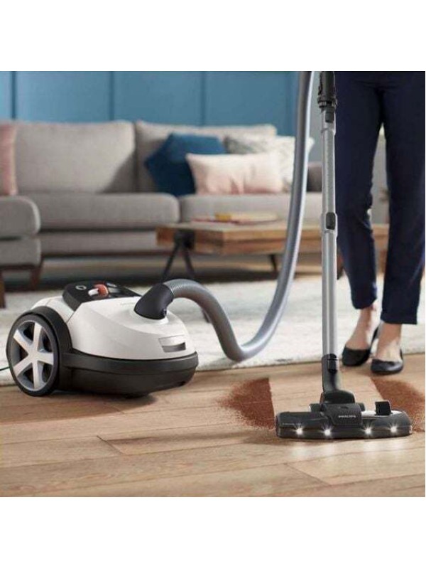 Philips Performer XD 8142/12 Ηλεκτρική Σκούπα 900W με Σακούλα 4lt Λευκή Philips Performer XD 8142/12 Ηλεκτρική Σκούπα 900W με Σακούλα 4lt Λευκή