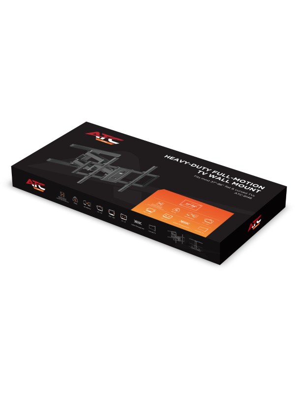 ATC-8146 Βάση Τηλεόρασης Επιτοίχια Full-Motion με Βραχίονα ΓΙΑ 37"-86" ATC-8146 Βάση Τηλεόρασης Επιτοίχια Full-Motion με Βραχίονα ΓΙΑ 37"-86"