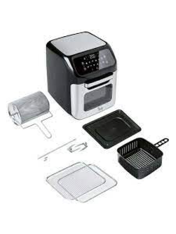 Izzy IZ-8205 Φριτέζα Αέρος με Αποσπώμενο Κάδο 12lt Ασημί  