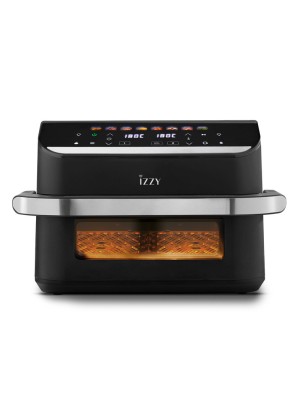 Izzy IZ-8260 Air Fryer με Διπλό Αποσπώμενο Κάδο 11lt Μαύρο
