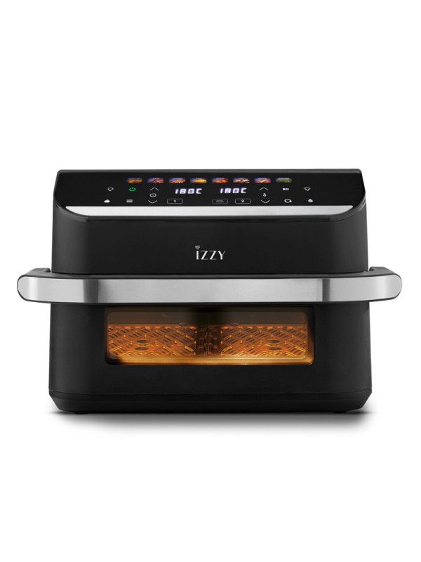 Izzy IZ-8260 Air Fryer με Διπλό Αποσπώμενο Κάδο 11lt Μαύρο Izzy IZ-8260 Air Fryer με Διπλό Αποσπώμενο Κάδο 11lt Μαύρο