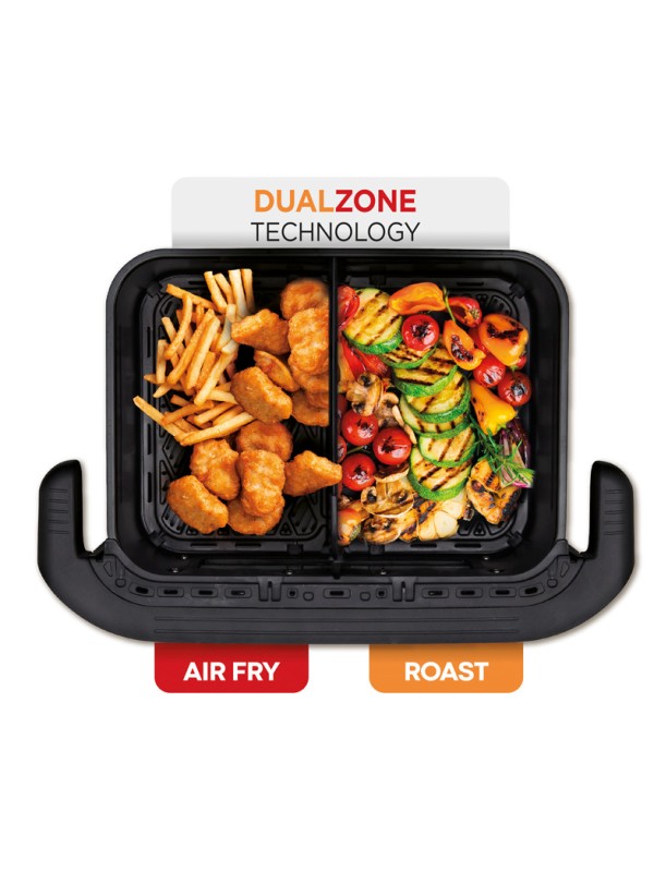 Izzy IZ-8260 Air Fryer με Διπλό Αποσπώμενο Κάδο 11lt Μαύρο Izzy IZ-8260 Air Fryer με Διπλό Αποσπώμενο Κάδο 11lt Μαύρο