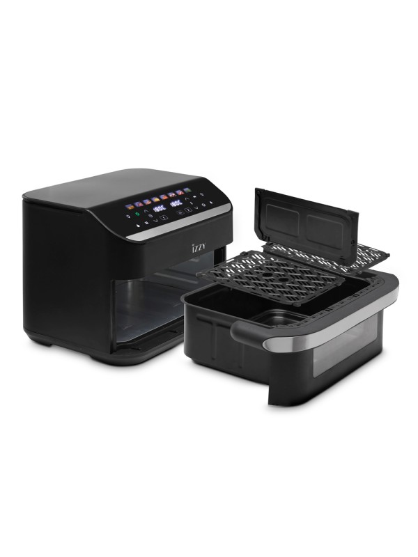 Izzy IZ-8260 Air Fryer με Διπλό Αποσπώμενο Κάδο 11lt Μαύρο Izzy IZ-8260 Air Fryer με Διπλό Αποσπώμενο Κάδο 11lt Μαύρο
