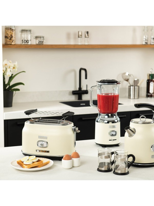 Φρυγανιέρα 2 Θέσεων 815W Λευκή Westinghouse Retro WKTTB857WH