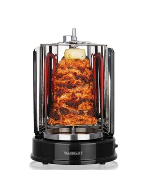 Heinrich's Επιτραπέζια Κάθετη Σούβλα 1400W Ανοξείδωτη 35x25εκ. HDG 8687 Heinrich's Επιτραπέζια Κάθετη Σούβλα 1400W Ανοξείδωτη 35x25εκ. HDG 8687