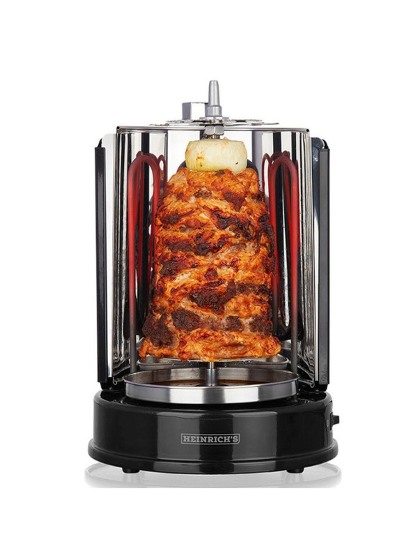 Heinrich's Επιτραπέζια Κάθετη Σούβλα 1400W Ανοξείδωτη 35x25εκ. HDG 8687 Heinrich's Επιτραπέζια Κάθετη Σούβλα 1400W Ανοξείδωτη 35x25εκ. HDG 8687