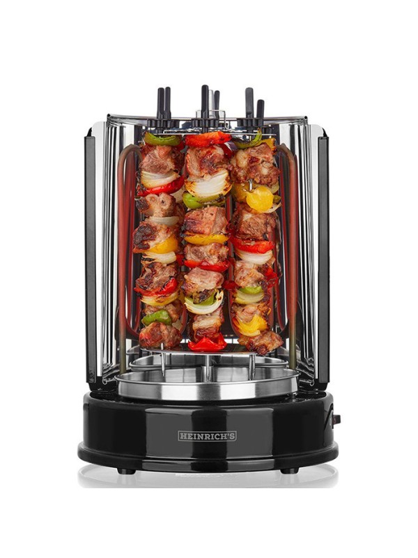 Heinrich's Επιτραπέζια Κάθετη Σούβλα 1400W Ανοξείδωτη 35x25εκ. HDG 8687 Heinrich's Επιτραπέζια Κάθετη Σούβλα 1400W Ανοξείδωτη 35x25εκ. HDG 8687