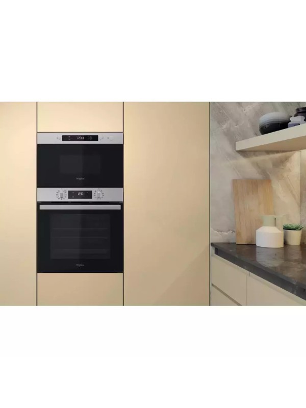 Whirlpool MBNA900XN Εντοιχιζόμενος Φούρνος Μικροκυμάτων 22lt Inox