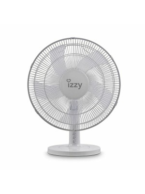 Izzy IZ-9023 Επιτραπέζιος Ανεμιστήρας 50W Διαμέτρου 40cm ΑΣΠΡΟΣ Izzy IZ-9023 Επιτραπέζιος Ανεμιστήρας 50W Διαμέτρου 40cm ΑΣΠΡΟΣ