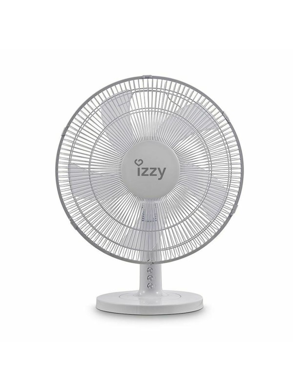 Izzy IZ-9023 Επιτραπέζιος Ανεμιστήρας 50W Διαμέτρου 40cm ΑΣΠΡΟΣ Izzy IZ-9023 Επιτραπέζιος Ανεμιστήρας 50W Διαμέτρου 40cm ΑΣΠΡΟΣ