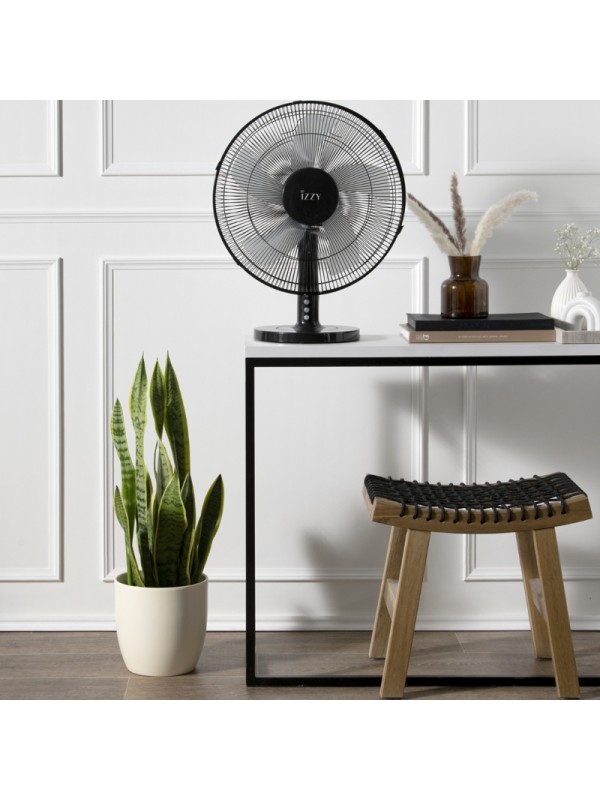 Izzy IZ-9023 Επιτραπέζιος Ανεμιστήρας 50W Διαμέτρου 40cm Black Izzy IZ-9023 Επιτραπέζιος Ανεμιστήρας 50W Διαμέτρου 40cm Black