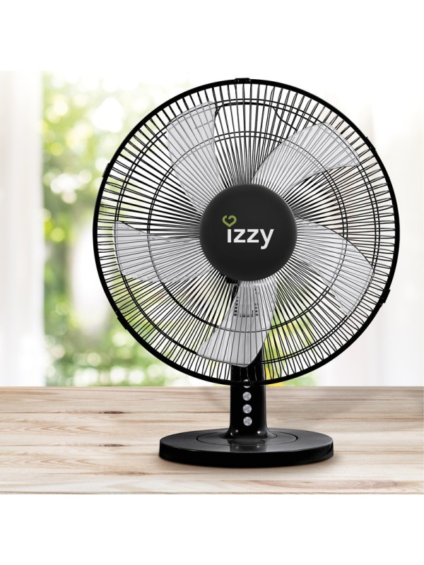 Izzy IZ-9023 Επιτραπέζιος Ανεμιστήρας 50W Διαμέτρου 40cm Black Izzy IZ-9023 Επιτραπέζιος Ανεμιστήρας 50W Διαμέτρου 40cm Black
