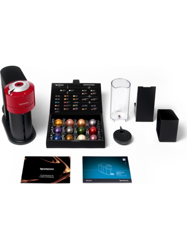 Krups Next Καφετιέρα για Κάψουλες Vertuo Πίεσης 19bar Cherry